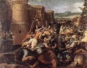GIuseppe Cesari Called Cavaliere arpino St Clare with the Scene of the Siege of Assisi Germany oil painting artist